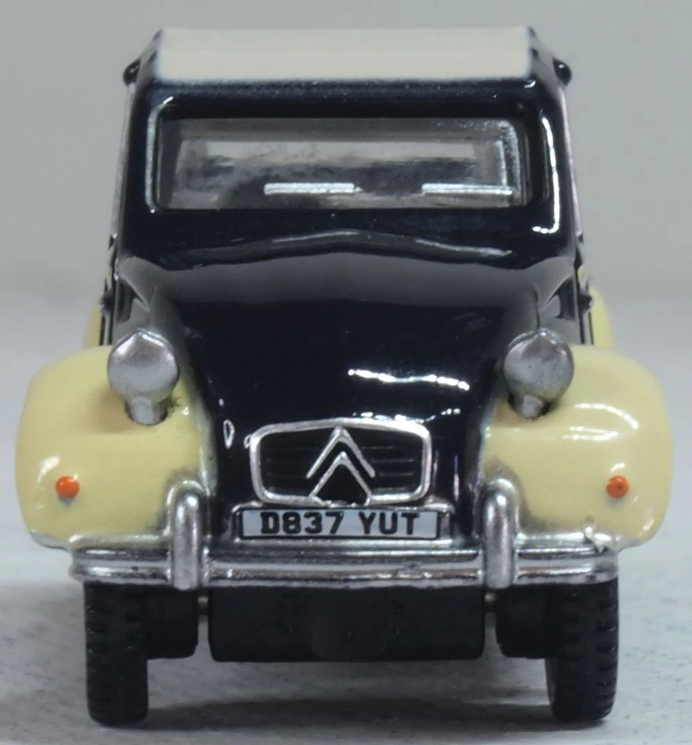 Oxford 76CT008 Citroen 2CV Dolly Blueberries & Cream, OO Gauge, 1/76 Scale
