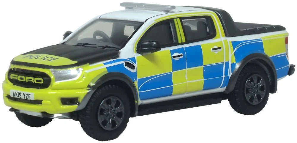 Oxford 76FR006 Ford Ranger Raptor South Wales Police 1/76 Scale (OO)