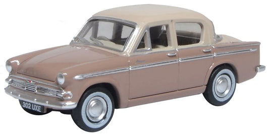 Oxford 76HM001 Hillman Minx Series IIIA Caramel/Regency Beige, OO Gauge, 1/76 Scale