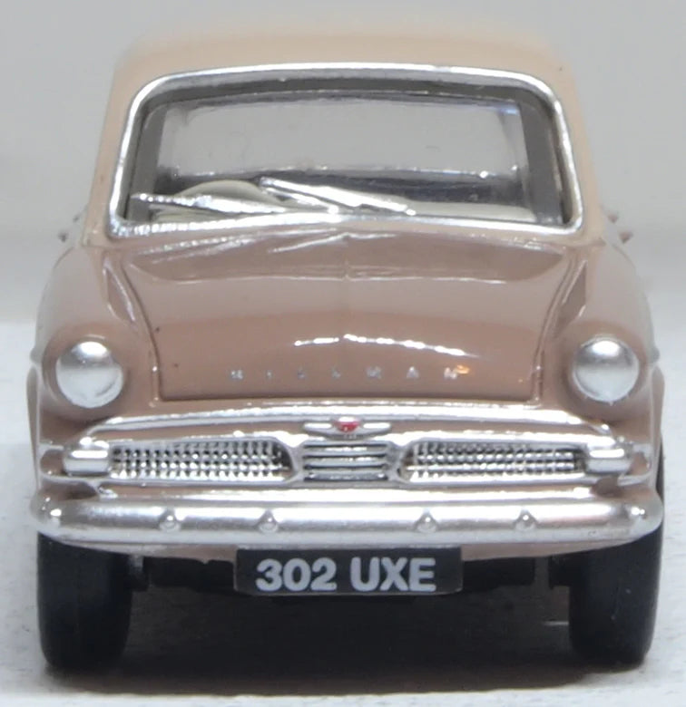 Oxford 76HM001 Hillman Minx Series IIIA Caramel/Regency Beige, OO Gauge, 1/76 Scale