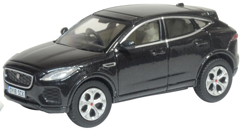 Oxford 76JEP003 Jaguar E Pace Santorini Black 1:76 Scale