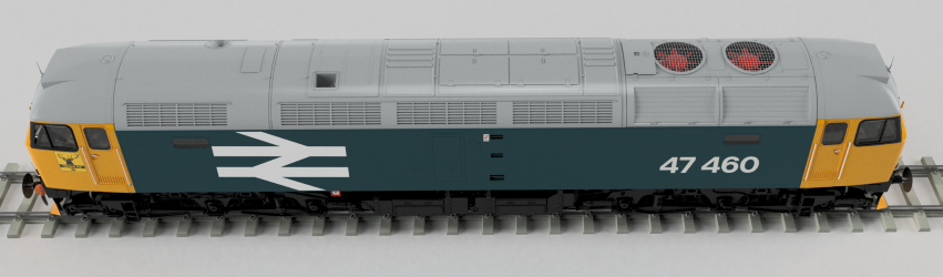 Cavalex CM-47460-LL Class 47, 47460 Large Logo, OO Gauge *PRE ORDER £209.95*