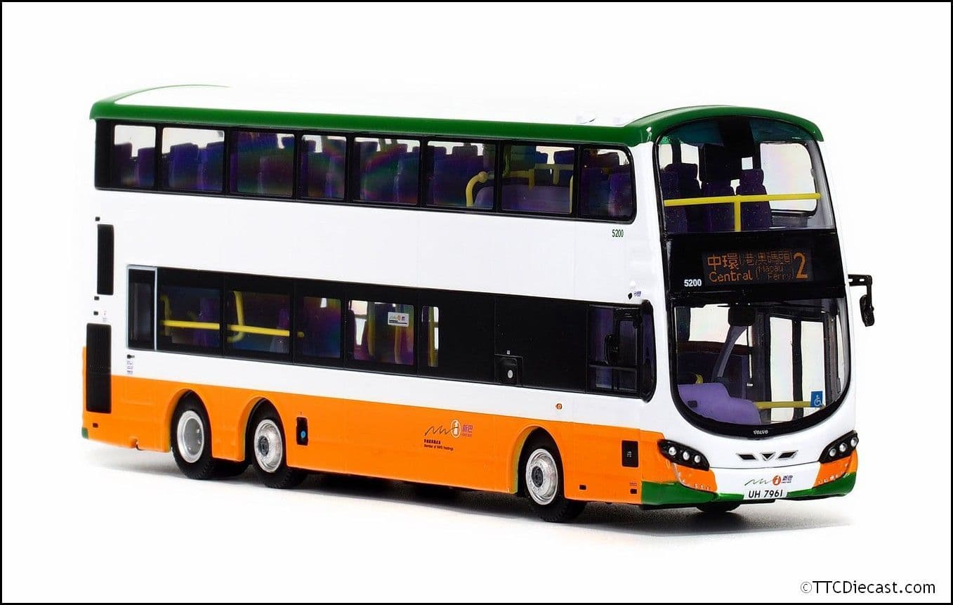 80m 20089 NWST Volvo B9TL Wright 12m Route #2 1/76 Scale *PRE ORDER £60.29*