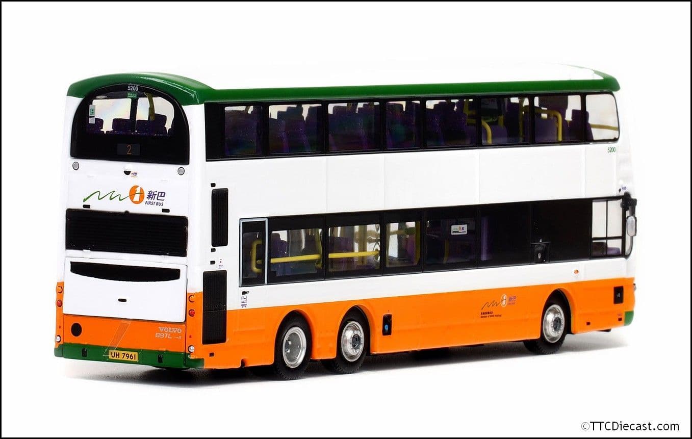 80m 20089 NWST Volvo B9TL Wright 12m Route #2 1/76 Scale *PRE ORDER £60.29*