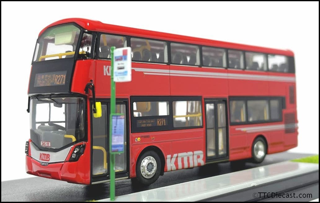 80m KMB2023007 - Wright Streetdeck - Ensignbus (Ex KMB) - 1:76 Scale *PRE ORDER £87.29*