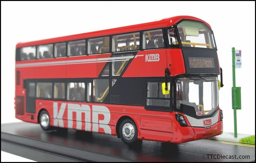 80m KMB2023007 - Wright Streetdeck - Ensignbus (Ex KMB) - 1:76 Scale *PRE ORDER £87.29*