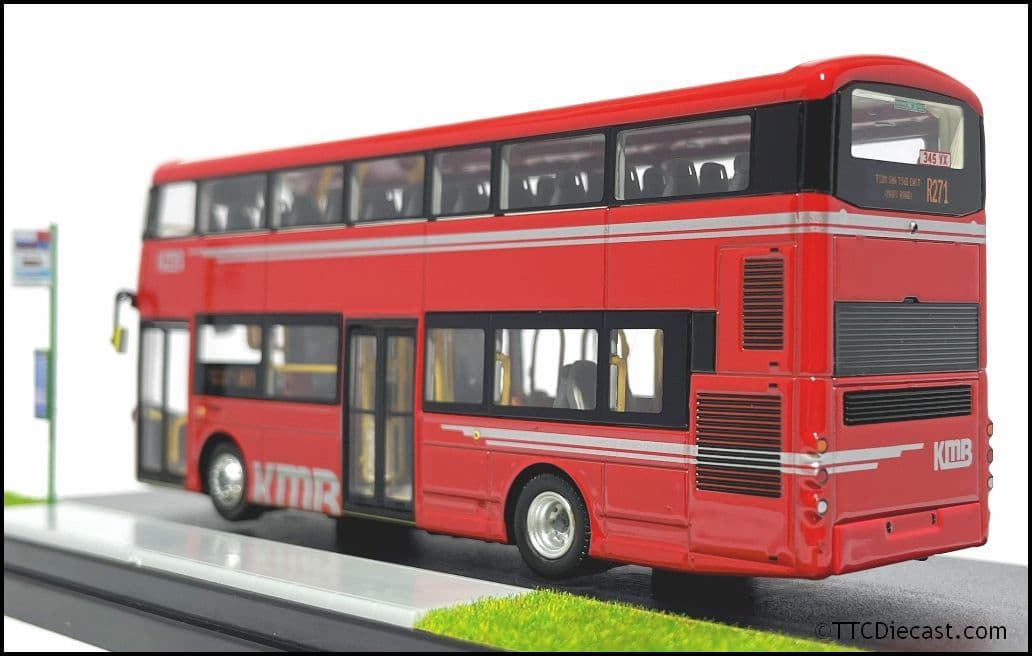 80m KMB2023007 - Wright Streetdeck - Ensignbus (Ex KMB) - 1:76 Scale *PRE ORDER £87.29*