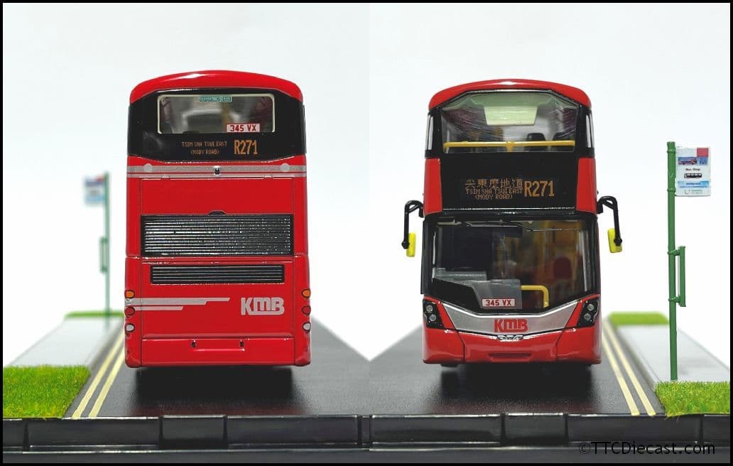 80m KMB2023007 - Wright Streetdeck - Ensignbus (Ex KMB) - 1:76 Scale *PRE ORDER £87.29*