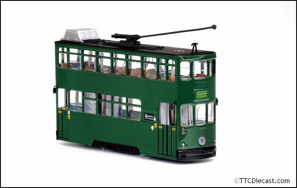 80m TT33684 Hong Kong Tramways Tram Route #8 Kennedy Town 1/76 Scale