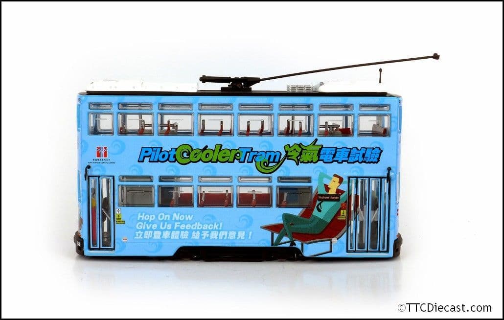80m TT33702 Hong Kong Tramways Cooler Tram Route #88 Sheung Wan 1/76 Scale *PRE ORDER £40.49*