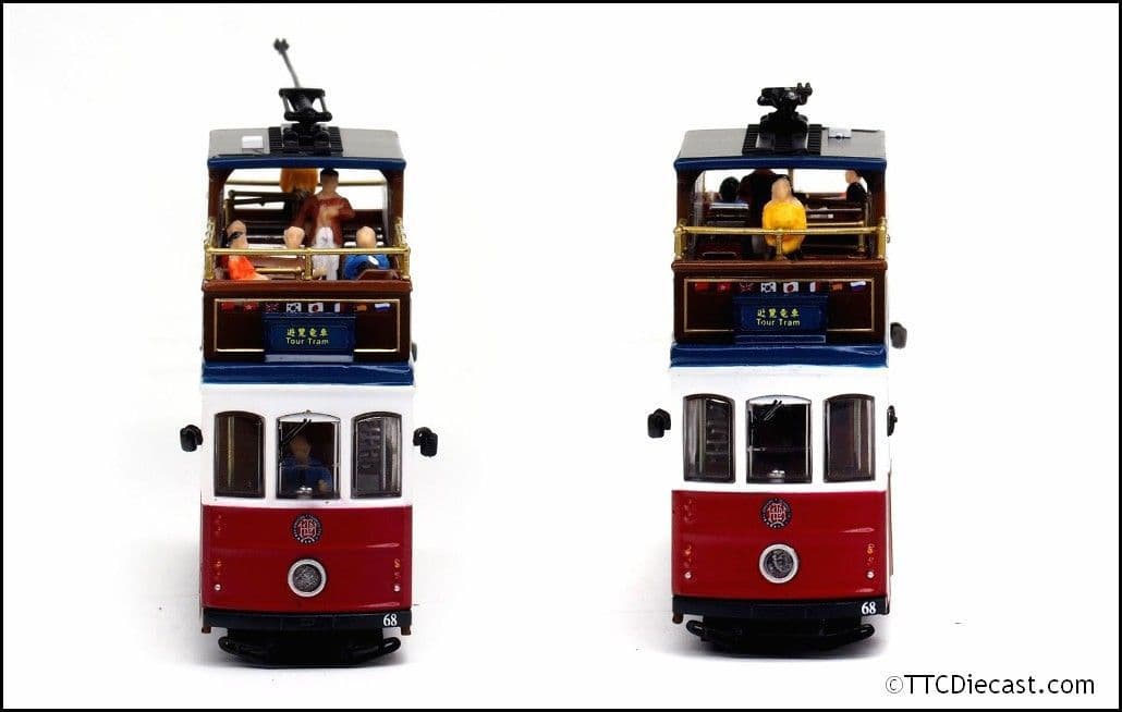 80m TT33802 Hong Kong Tramways Tramoramic Tour Route #168 Tour Tram 1/76 Scale *PRE ORDER £45.89*