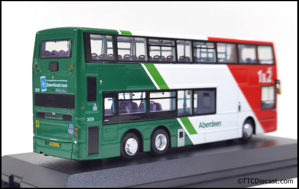 80M UKD76004 Dennis Trident E500 First Aberdeen - SN09 CCV - Ft38218 - Rte 2 Ashwood *Pre Order £72.50*