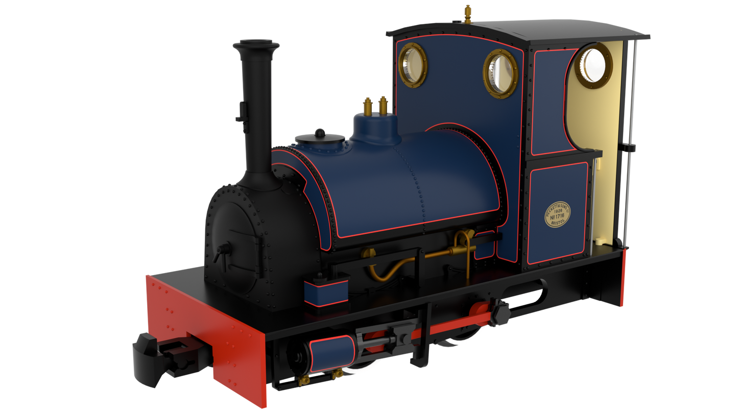 Rapido 814008 Peckett & Sons Cranmore Class - Lined Dark Blue - DCC Ready OO9 Gauge *PRE ORDER £118.96*