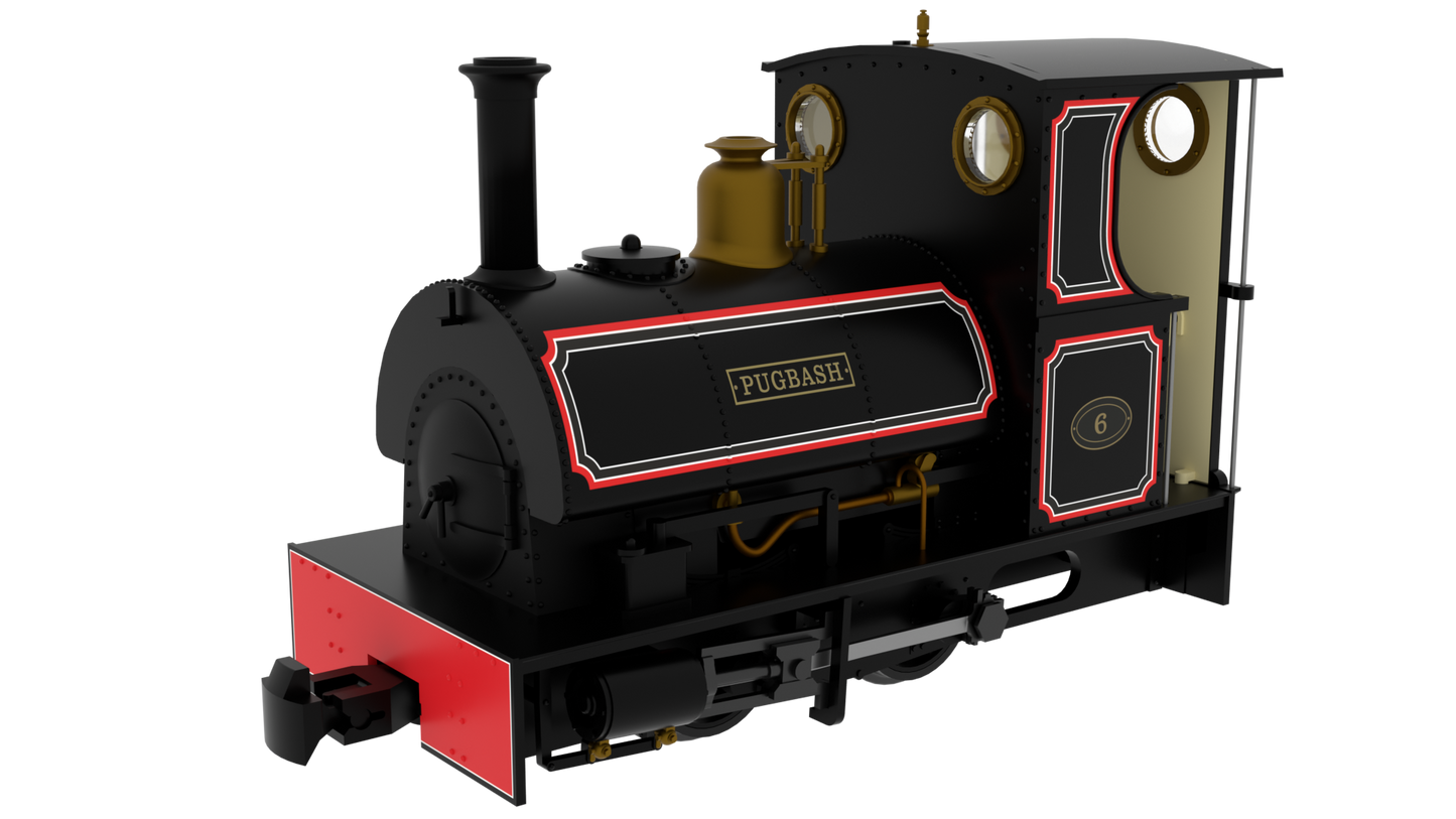 Rapido 814602 Peckett & Sons Large Tank Cranmore Class - Lined Black 'Pugbash' - DCC Fitted OO9 Gauge *PRE ORDER £152.96*
