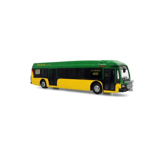 Iconic Replicas 870245 Proterra ZX5 Electric Transit Bus 2021 Seattle King County Transit 1/87 Scale