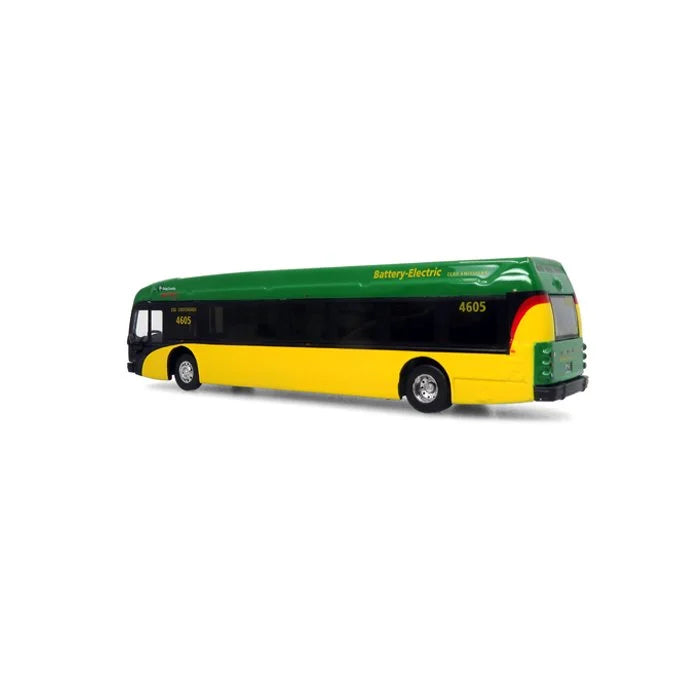 Iconic Replicas 870245 Proterra ZX5 Electric Transit Bus 2021 Seattle King County Transit 1/87 Scale