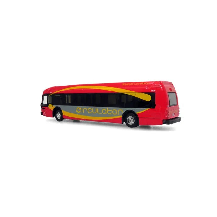 Iconic Replicas 870309 Proterra ZX5 Electric Transit 2021 Washington D.C. Circulator, 1:87 Scale *PRE ORDER £46.79*