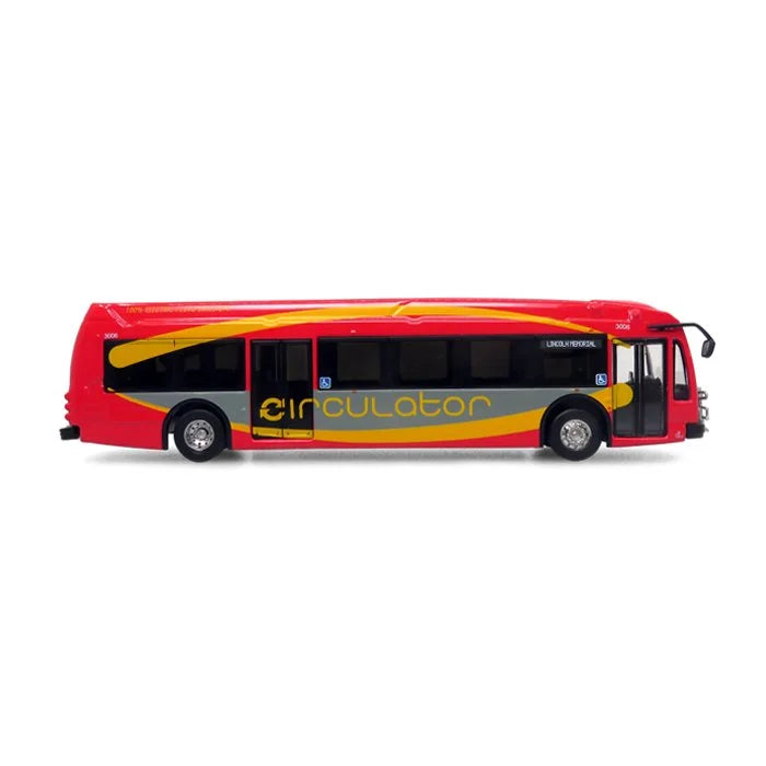 Iconic Replicas 870309 Proterra ZX5 Electric Transit 2021 Washington D.C. Circulator, 1:87 Scale *PRE ORDER £46.79*