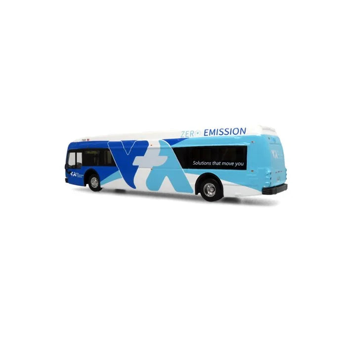 Iconic Replicas 870311 Proterra ZX5 Electric Transit Bus 2021 Santa Clara Valley 1:87 Scale