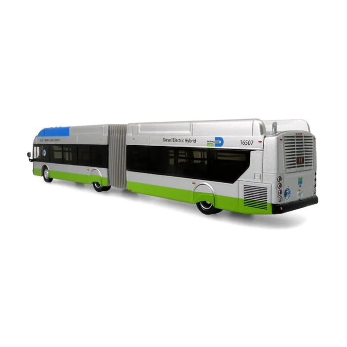 Iconic Replicas 870312 NFI Xcelsior XN60 Aerodynamic Miami Dade Transit, 1:87 Scale
