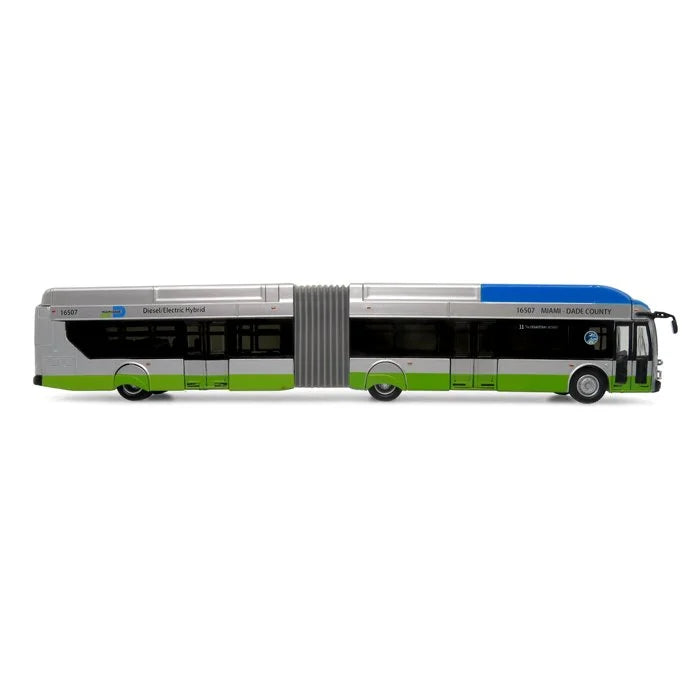 Iconic Replicas 870312 NFI Xcelsior XN60 Aerodynamic Miami Dade Transit, 1:87 Scale