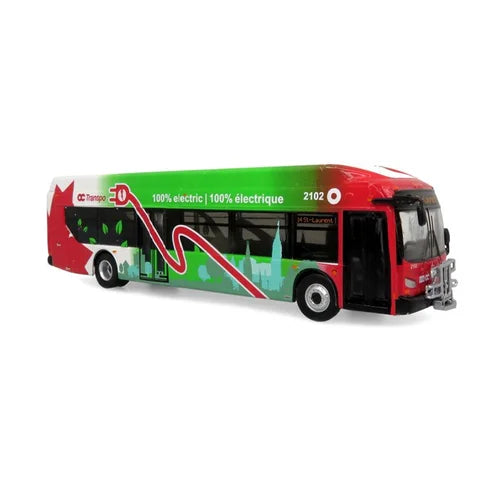 Iconic Replicas 870337 NFI Xcelsior Charge NG Transit Bus Ottawa OCTranspo 1:87 Scale *LAST FEW*