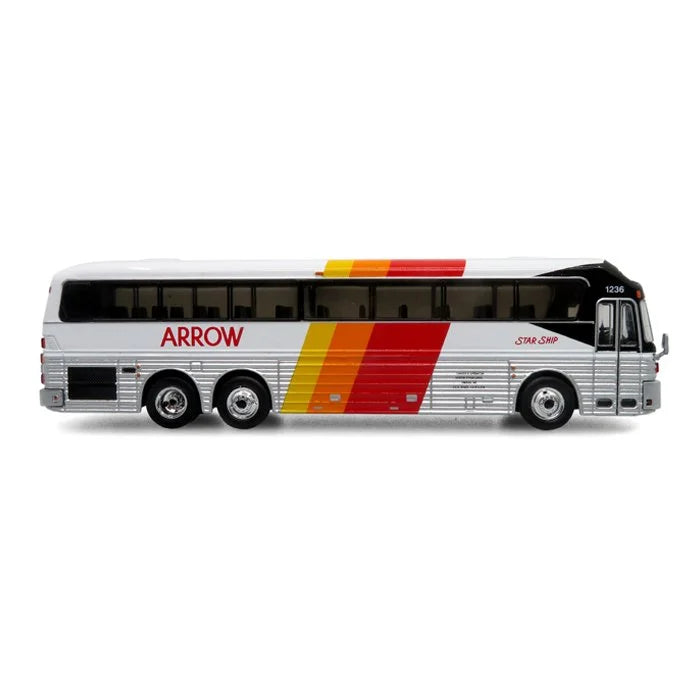 Iconic Replicas 870359 Eagle Model 10 Coach 1984 Arrow Bus Lines 1:87 Scale