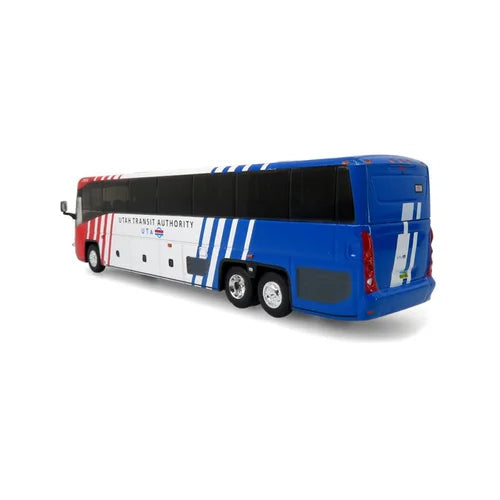 Iconic Replicas 870368 MCI D45 CRT LE Coach Salt Lake City UTA Transit 455 to Ogden/WSU, 1:87 Scale