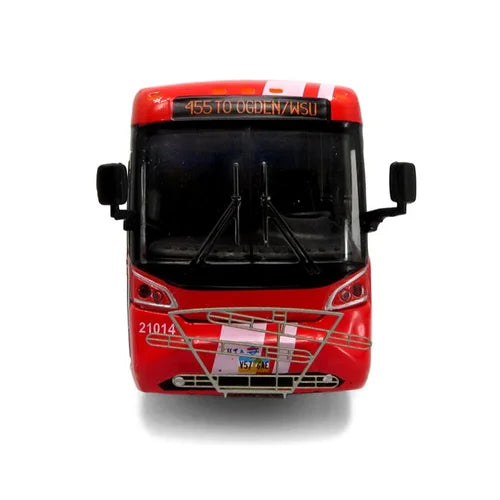 Iconic Replicas 870368 MCI D45 CRT LE Coach Salt Lake City UTA Transit 455 to Ogden/WSU, 1:87 Scale