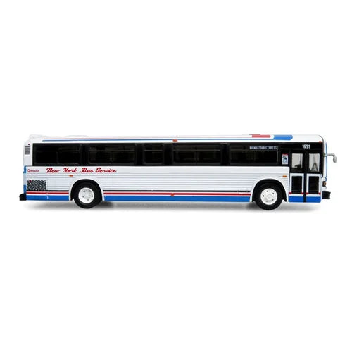 Iconic Replicas 870390 MCI Classic Suburban New York Bus Service Manhattan Express, 1:87 Scale