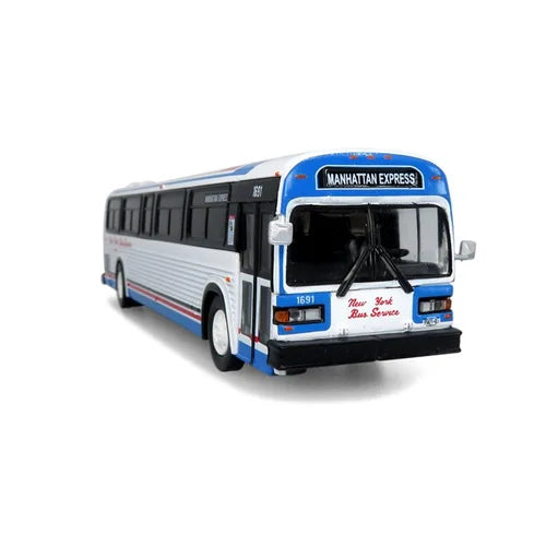 Iconic Replicas 870390 MCI Classic Suburban New York Bus Service Manhattan Express, 1:87 Scale