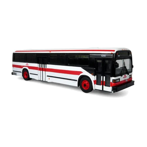 Iconic Replicas 870392 MCI Classic Transit Bus TTC Toronto Transit Commission 24 to Steeles, 1:87 Scale