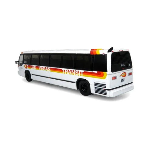 Iconic Replicas 870401 TMC RTS Transit Bus 1999 Las Vegas Transit 6 Strip Resort Hotels, 1:87 Scale