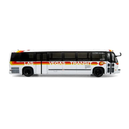 Iconic Replicas 870401 TMC RTS Transit Bus 1999 Las Vegas Transit 6 Strip Resort Hotels, 1:87 Scale