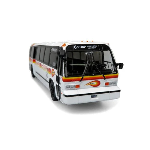 Iconic Replicas 870401 TMC RTS Transit Bus 1999 Las Vegas Transit 6 Strip Resort Hotels, 1:87 Scale
