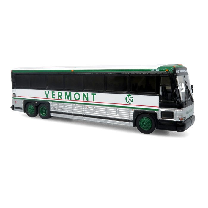 Iconic Replicas 870562 MCI D4000 Coach Vermont Transit, 1:87 Scale