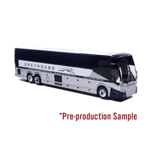 Iconic Replicas 870659 Prevost H3-45 Coach: Greyhound Scenicruiser Vintage Livery 1:87 Scale *PRE ORDER £50.39*