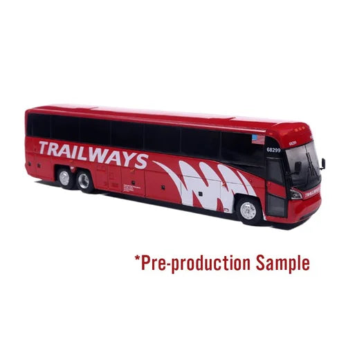 Iconic Replicas 870661 MCI D4520 Coach Bus: Burlington Trailways 1:87 Scale *PRE ORDER £50.39*