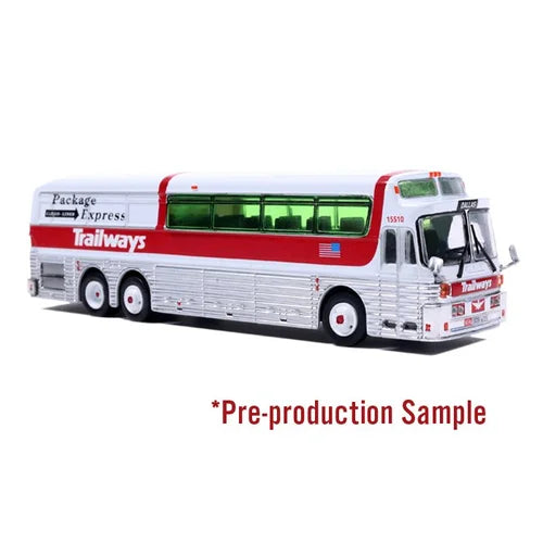 Iconic Replicas 870674 Eagle Model 05 Coach: Trailways Package Express 1969 1:87 Scale *PRE ORDER £50.39*