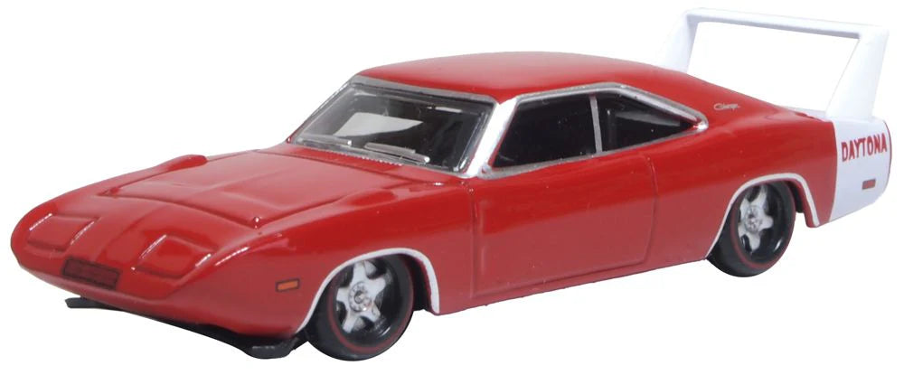 Oxford 87DD69005 Dodge Charger Daytona Charger Red 1969, HO Gauge, 1/87 Scale