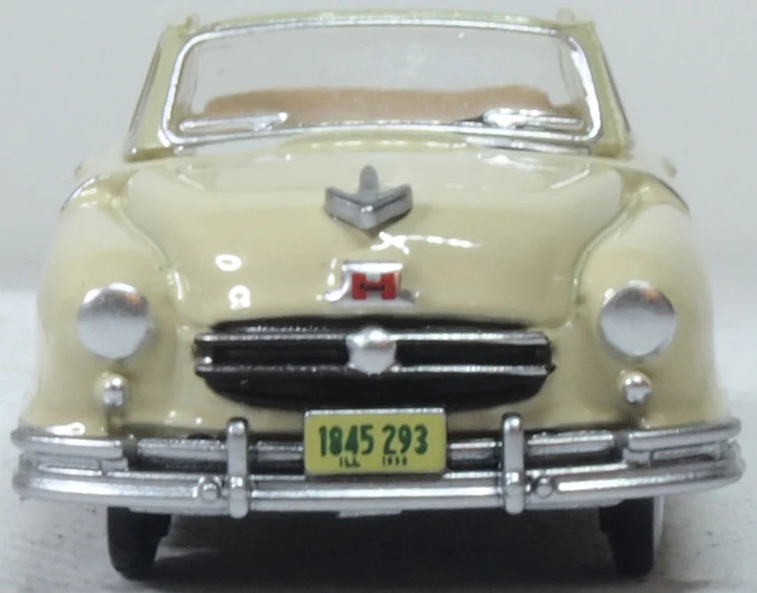 Oxford 87NR50002 Nash Rambler Custom Landau Convertible Open Champagne Ivory 1950, HO Gauge, 1/87 Scale