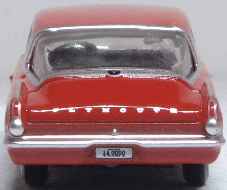 Oxford 87PB65002 Plymouth Barracuda Medium Red 1965, HO Gauge, 1/87 Scale