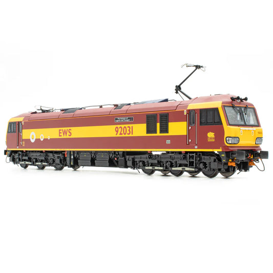 Accurascale ACC3283-SIL BR Class 92 EWS 92031 'The Chartered Institute of Transport' DCC Silent OO Gauge *PRE ORDER £229.95*