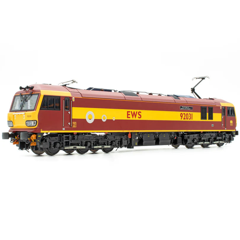 Accurascale ACC3289-SND BR Class 92 EWS 92031 'The Chartered Institute of Transport' DCC Sound OO Gauge *PRE ORDER £299.95*