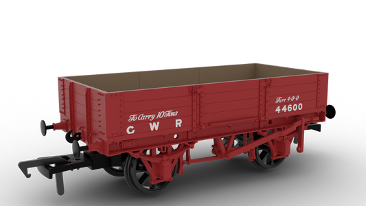 Rapido 925009 GWR Four-Plank Open No.44600 (GWR Red), OO Gauge *PRE ORDER £29.66*