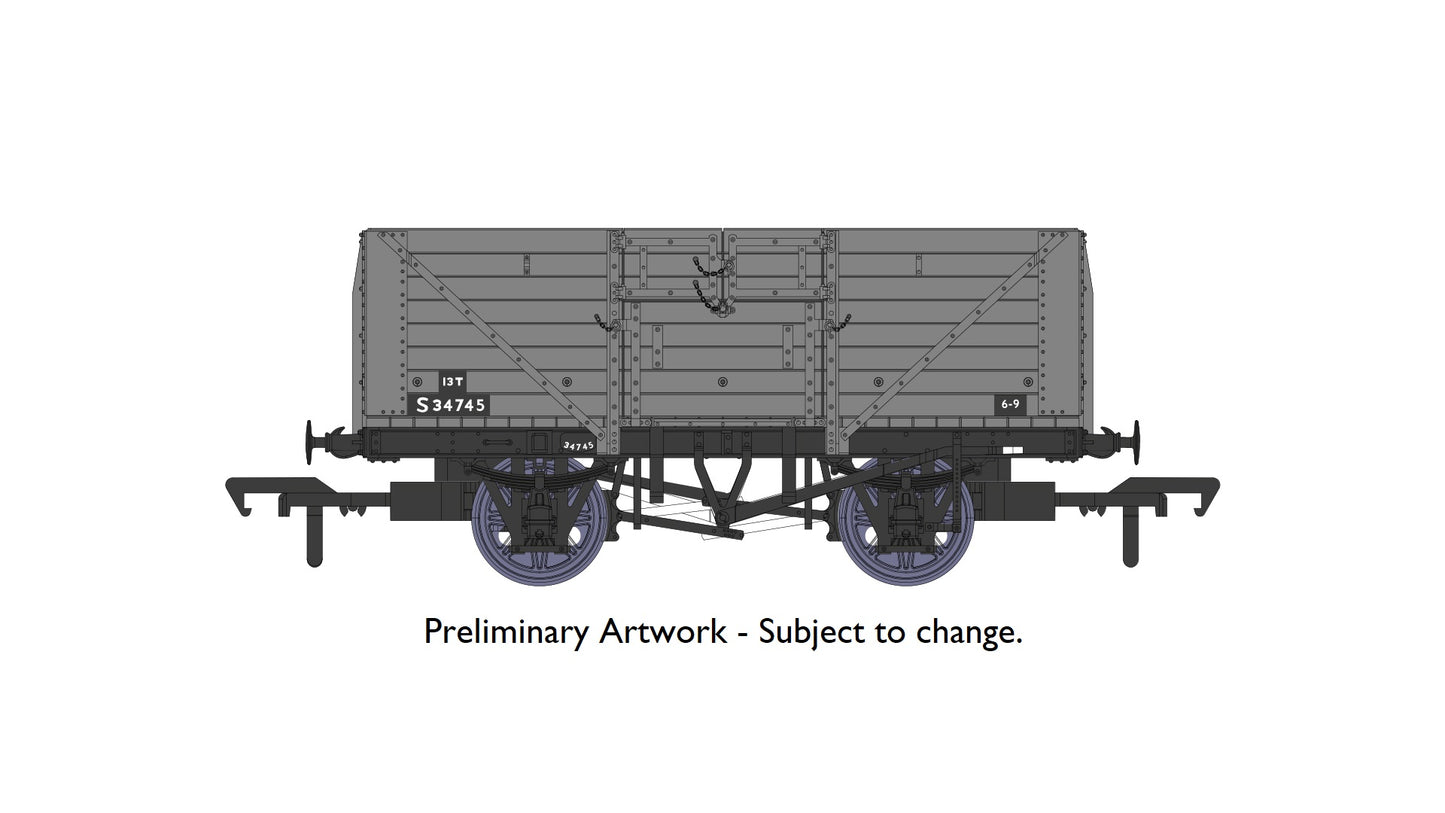 Rapido 940027 D1379 8 Plank Wagon - S34745, OO Gauge