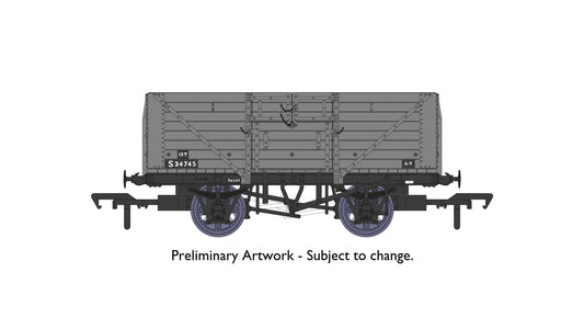 Rapido 940027 D1379 8 Plank Wagon - S34745, OO Gauge