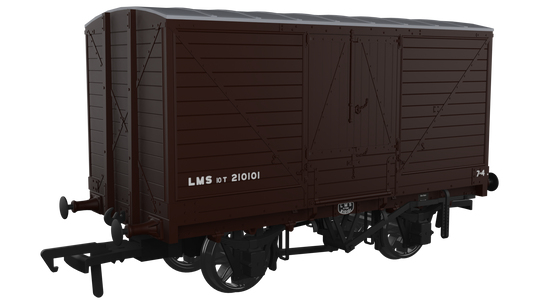 Rapido 945008 Dia.88 10T Van - No.210101 - LMS Bauxite (post-1936), OO Gauge