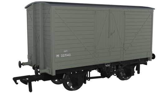 Rapido 945010 Dia.88 10T Van - No.M227142 - BR Grey *LAST ONE**, OO Gauge