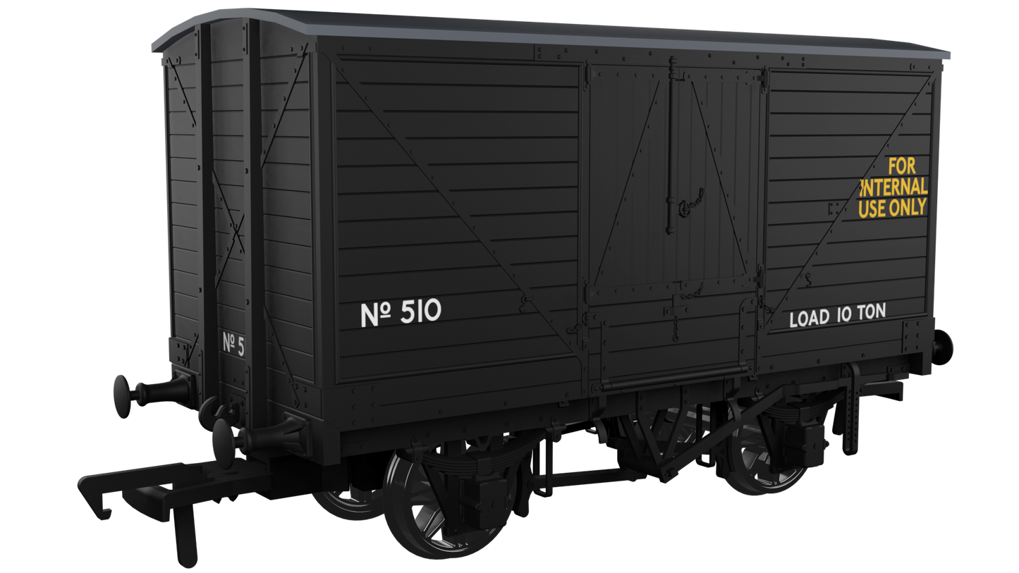 Rapido 945015 Dia.88 10T Van - No.510 - Docks Internal User, OO Gauge